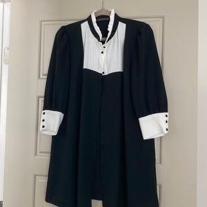 Zara puff sleeve dress